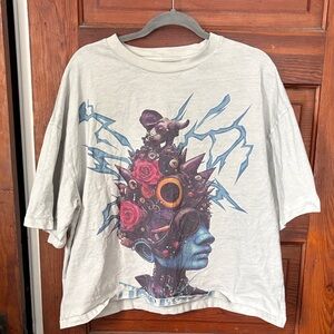 Fifth Loop Cropped Tee Size XL heavyweight cotton